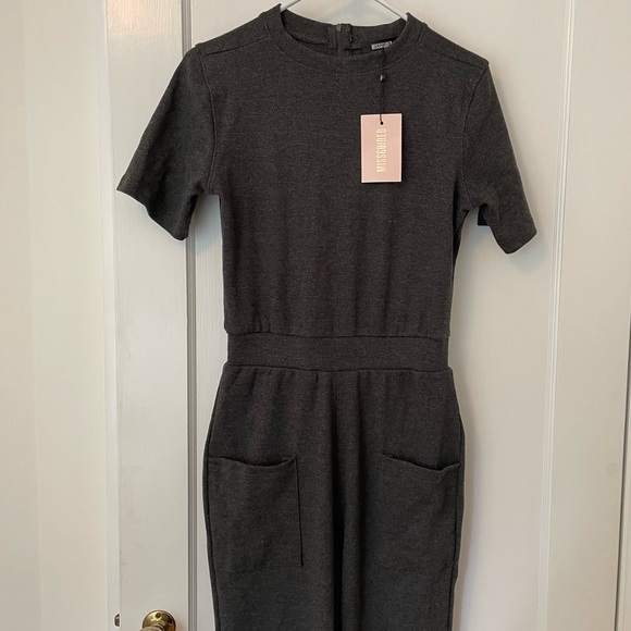 Missguided Jumpsuit. Gray. Size 6 US. - Picture 2 of 4
